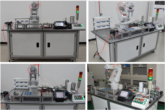 DYJQR-11工业机器人基础应用实训装置台,工业机器人光机电一体化实训设备